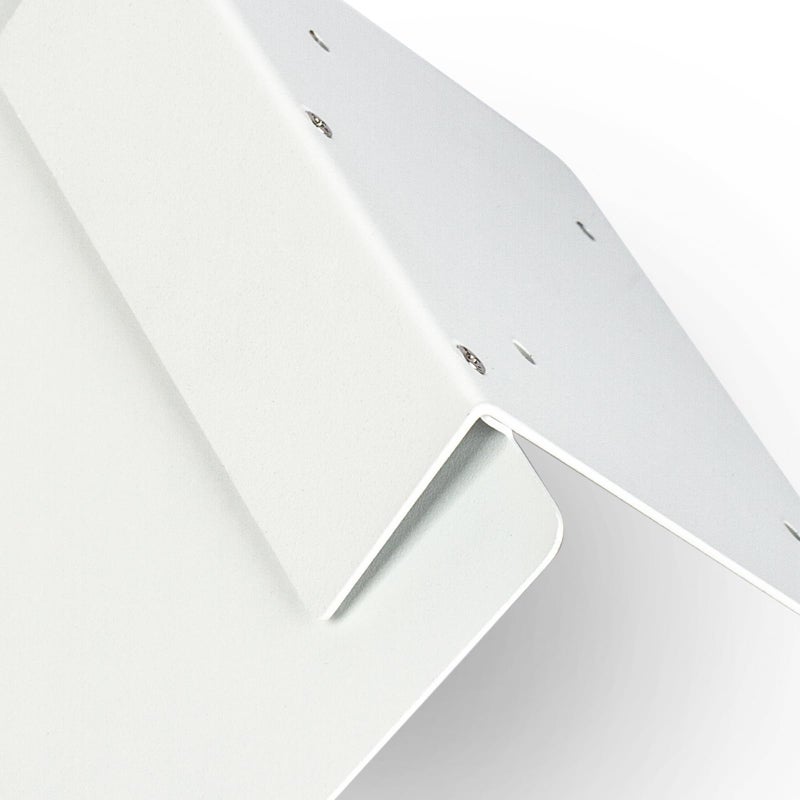 ECOSEAO Floating Book Shelves for Wall  Heavy-Duty Book Organizers  Iron Wall Mounted Shelves for Home Office Classroom Library  White Large (4) - Image 3